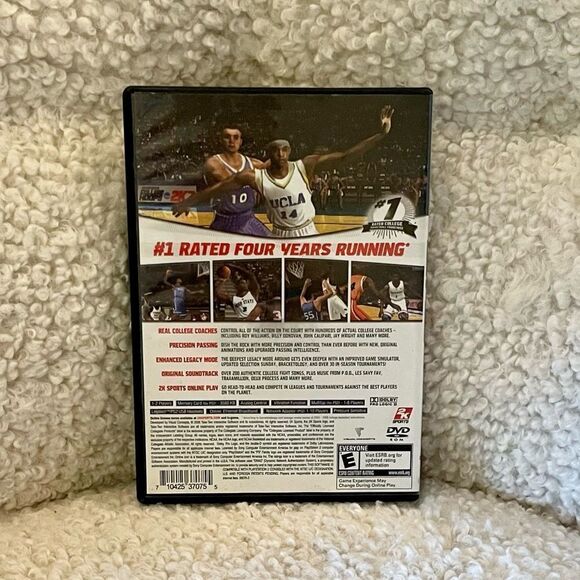 PlayStation 2 2K Sports College Hoops NCAA 2K7 (PS2) - Picture 2 of 2